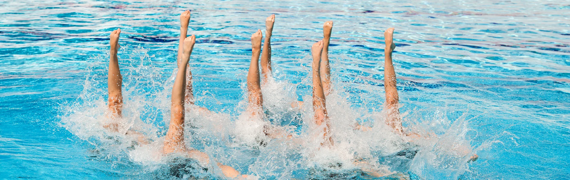synchronized swimmers